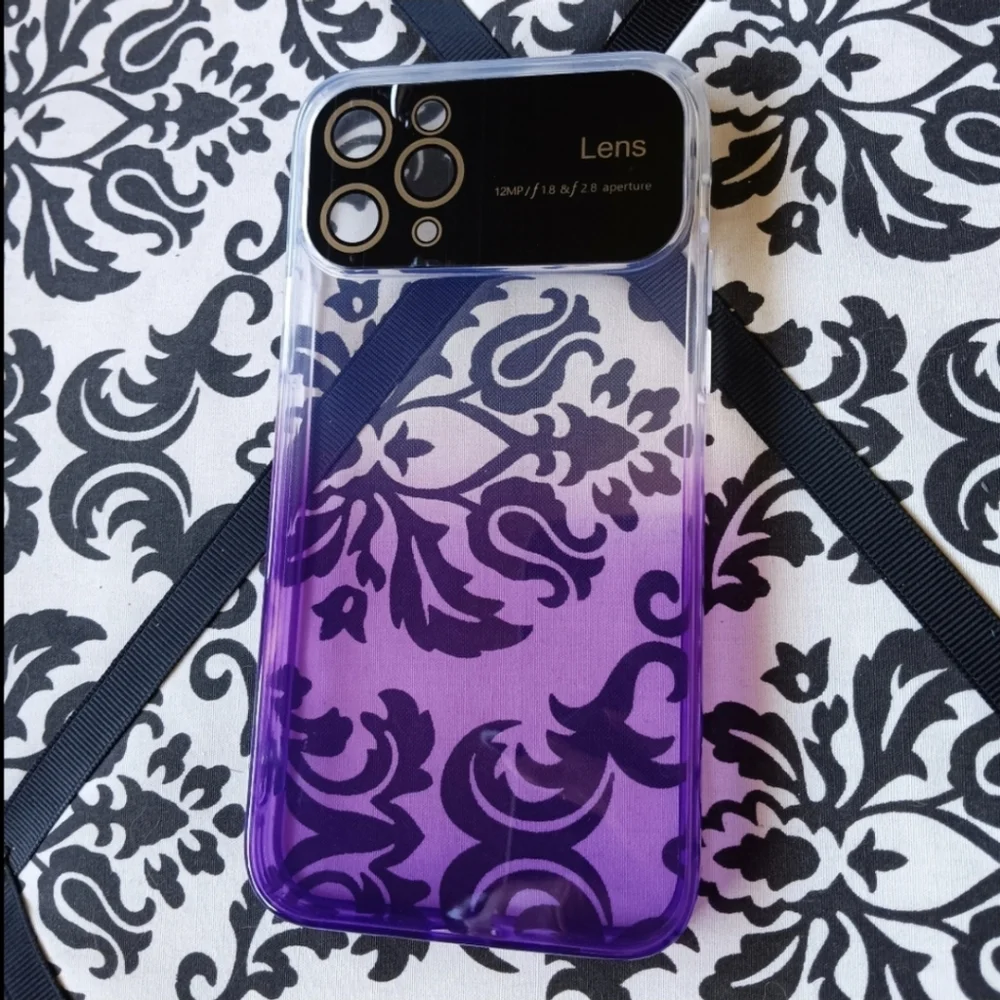 💜*4/$15* iPhone 11 Pro Case Purple Transparent Cute
